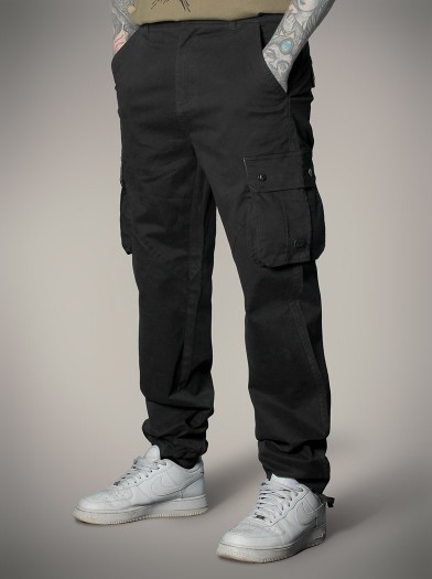 Pantalon cargo look metal|Boutique Hyraw