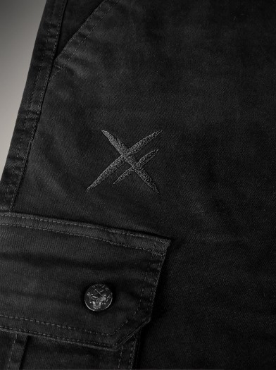 Pantalon cargo look metal|Boutique Hyraw