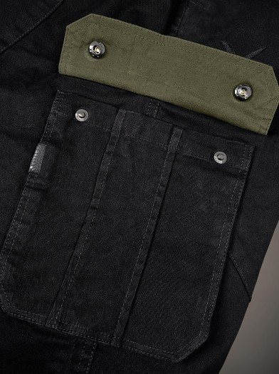 Pantalon cargo look metal|Boutique Hyraw