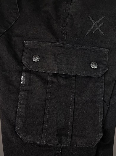 Pantalon cargo look metal|Boutique Hyraw