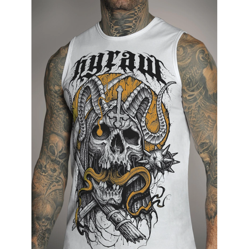 Débardeur blanc 100% coton