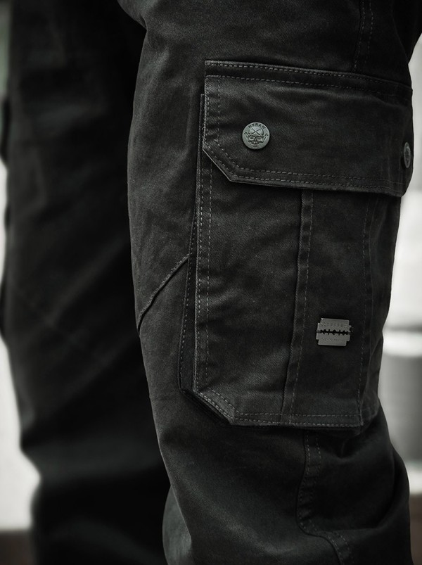 Pantalon cargo look metal|Boutique Hyraw