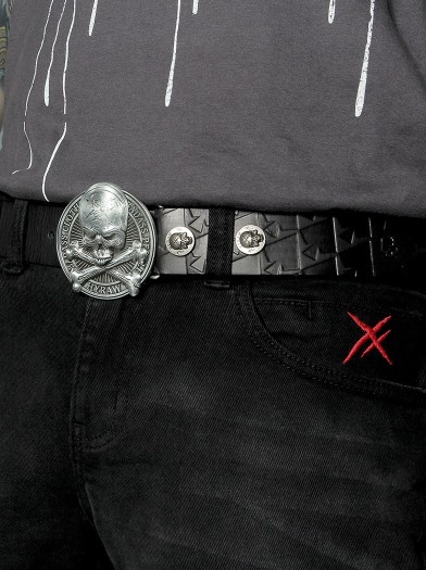 Pantalon Jean noir rock metal|Boutique Hyraw