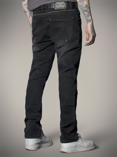 Pantalon Jean noir rock metal|Boutique Hyraw