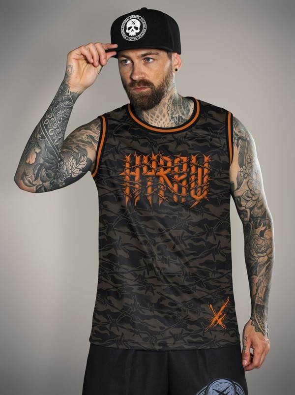 Débardeur basket look metalcore & streetwear | HYRAW Clothing