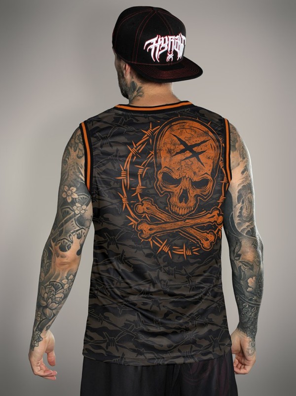 Débardeur basket look metalcore & streetwear | HYRAW Clothing