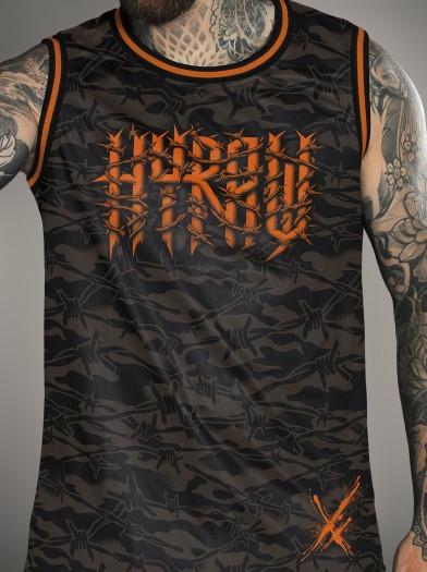 Débardeur basket look metalcore & streetwear | HYRAW Clothing