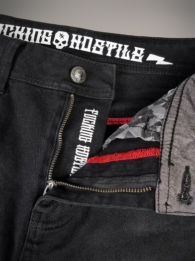 Short rock jean noir|Boutique Hyraw