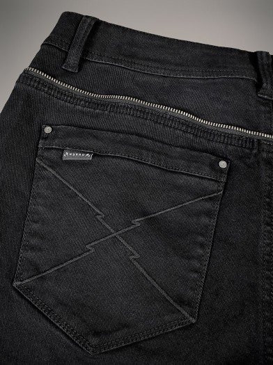 Short rock jean noir|Boutique Hyraw