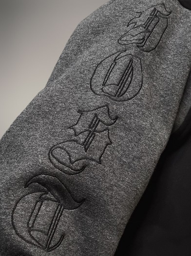 Sweat zippé capuche varsity rock metal|Boutique Hyraw