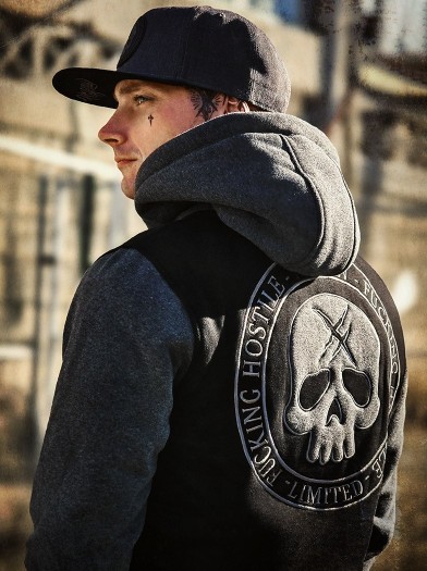 Rock/Metal Varsity Zip-Up Hoodie | Hyraw Shop