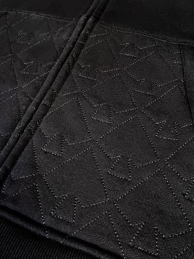 Sweat zippé capuche brodé esprit metal|Boutique Hyraw