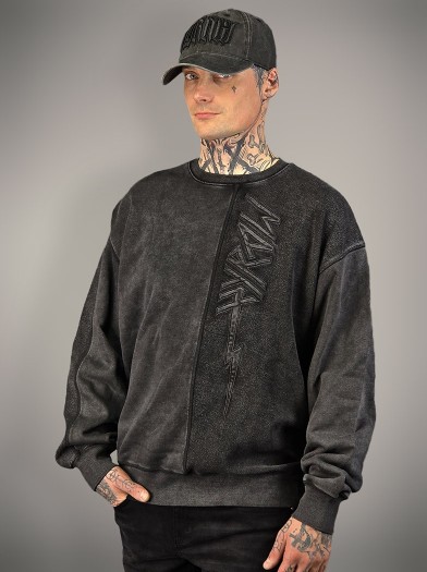 Sweat oversize look rock metal|Boutique Hyraw