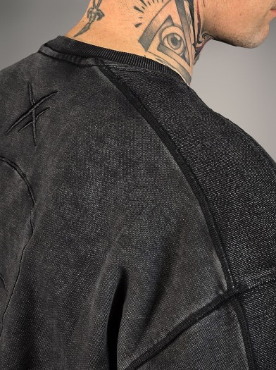 Sweat oversize look rock metal|Boutique Hyraw