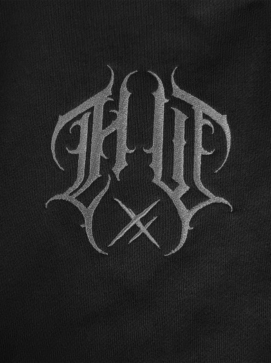 Sweat capuche brodé metal|Boutique Hyraw
