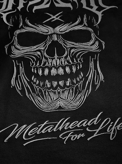 Sweat capuche brodé metal|Boutique Hyraw