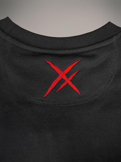 Sweat brodé look metal|Boutique Hyraw