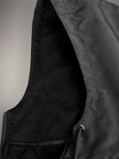 Veste zippée capuche rock metal streetwear|Boutique Hyraw