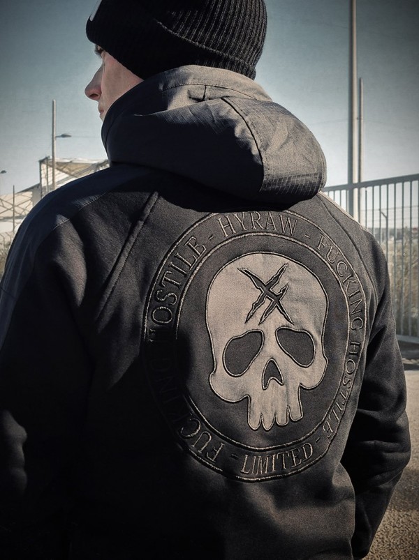 Rock/Metal Streetwear Zip-Up Hooded Jacket | Hyraw Shop