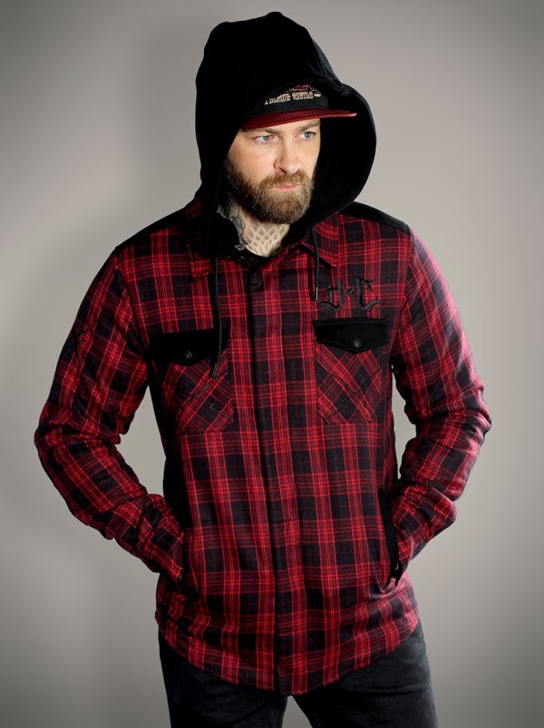 Veste surchemise carreaux rock outfit|Boutique Hyraw