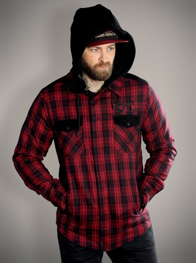 Veste surchemise carreaux rock outfit|Boutique Hyraw