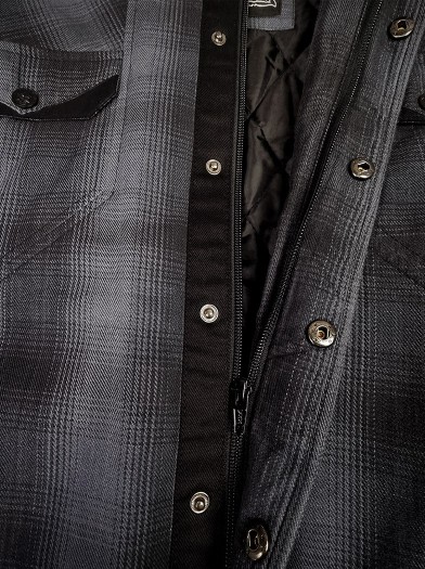 Plaid overshirt rock outfit jacket | Hyraw Boutique