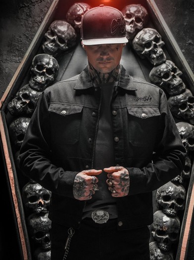 Veste worker doublure flanelle look rock metal|Boutique Hyraw