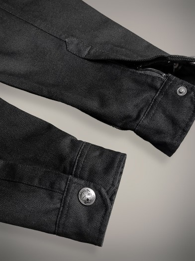 Veste worker doublure flanelle look rock metal|Boutique Hyraw