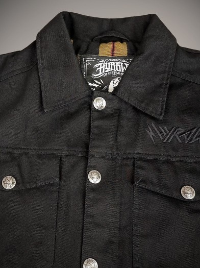 Veste worker doublure flanelle look rock metal|Boutique Hyraw