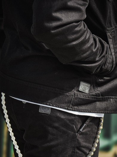 Veste worker doublure flanelle look rock metal|Boutique Hyraw