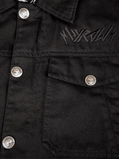 Veste worker doublure flanelle look rock metal|Boutique Hyraw