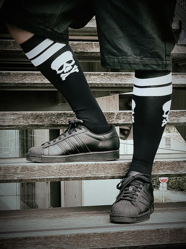 Rock/Metal Style Knee-High Socks | Hyraw Shop