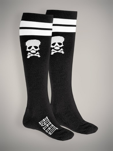Chaussettes hautes style rock metal | Boutique Hyraw