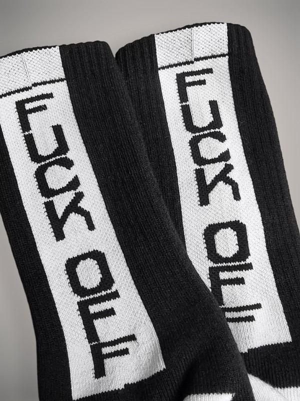 Pack of 2 pairs of rock/metal style socks | Hyraw Shop