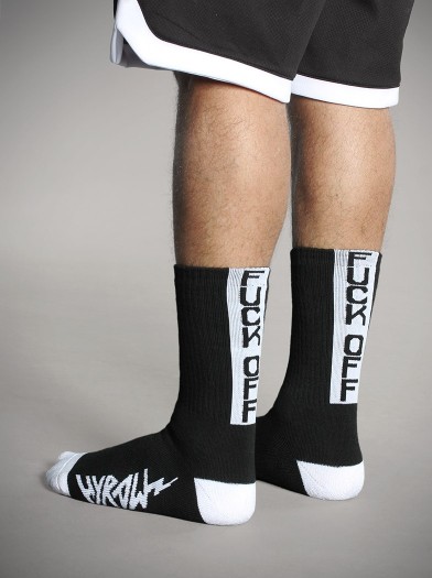 Lot de 2 paires chaussettes style rock metal | Boutique Hyraw