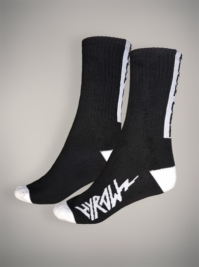 Pack of 2 pairs of rock/metal style socks | Hyraw Shop