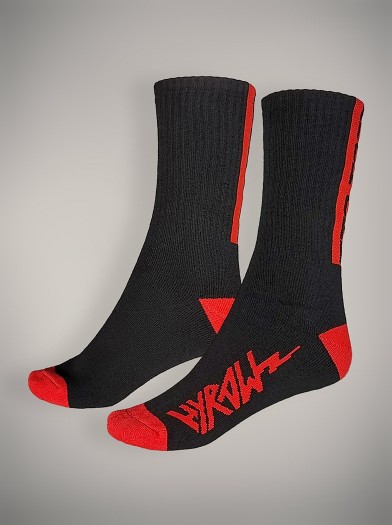 Lot de 2 paires chaussettes style rock metal | Boutique Hyraw