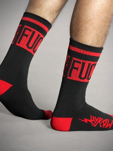 Lot de 2 paires chaussettes style rock metal | Boutique Hyraw