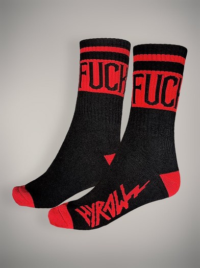 Pack of 2 pairs of rock/metal style socks | Hyraw Shop