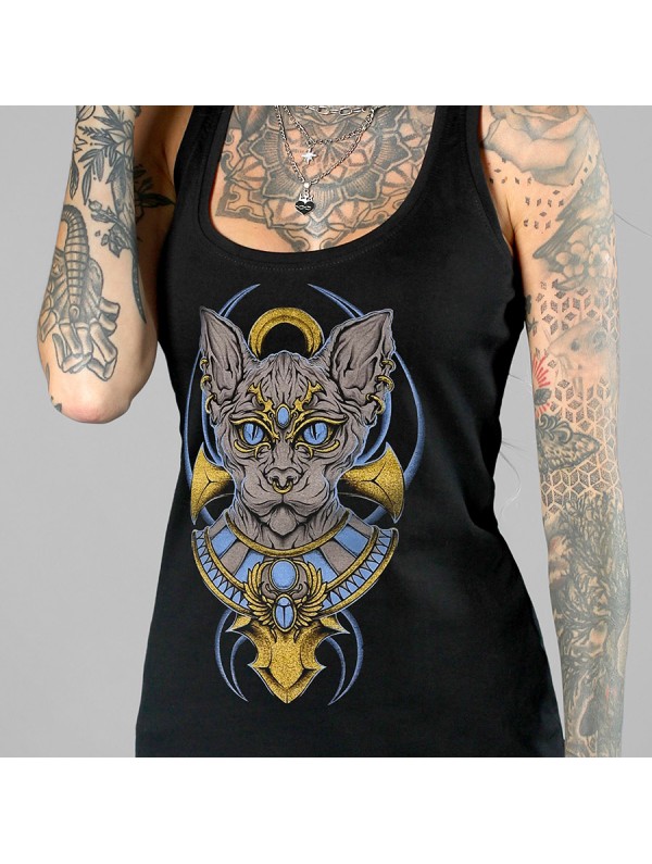 Débardeur coton femme metal outfit | Boutique Hyraw