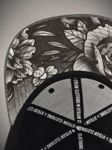 Casquette visière plate look metal tattoo | Boutique Hyraw