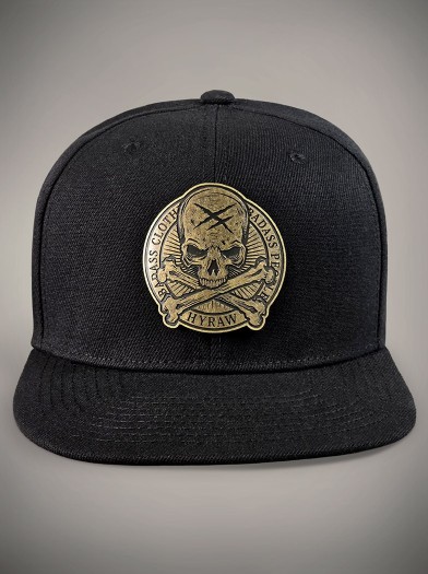 Casquette blason métal visière plate | Boutique Hyraw