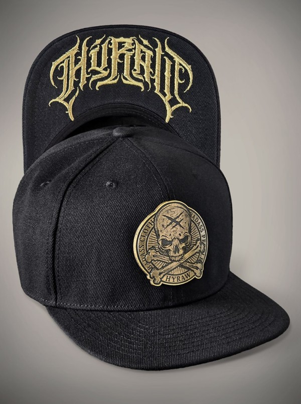 Casquette blason métal visière plate | Boutique Hyraw