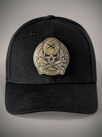 Metal crest cap with curved visor | Hyraw Shop