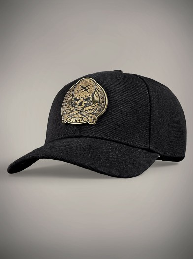Metal crest cap with curved visor | Hyraw Shop
