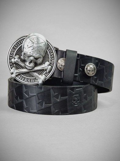 Ceinture cuir véritable boucle métal amovible | Boutique Hyraw