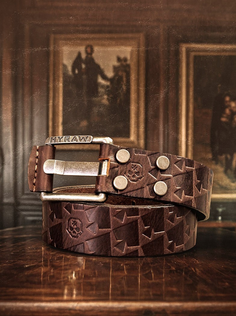Ceinture cuir véritable boucle métal | Boutique Hyraw