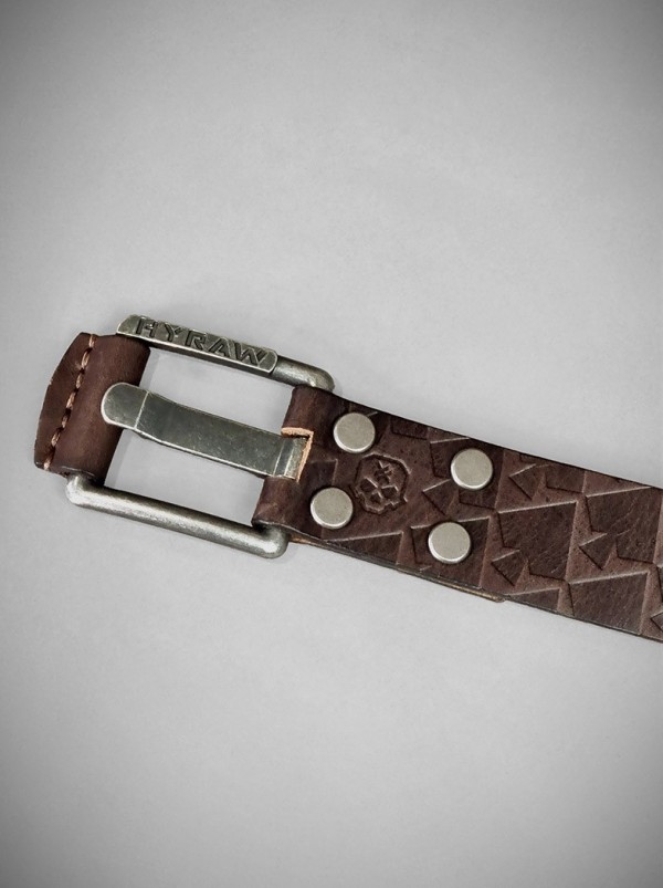 Ceinture cuir véritable boucle métal | Boutique Hyraw