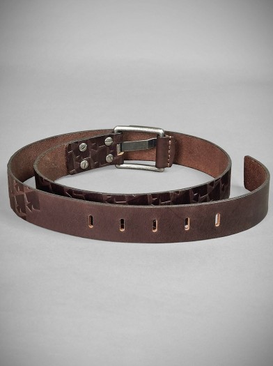 Genuine leather belt with metal buckle | Hyraw Shop