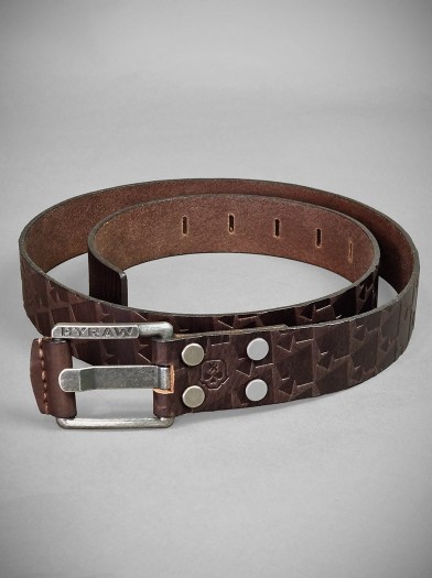 Genuine leather belt with metal buckle | Hyraw Shop